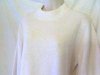 APPLESEEDS Mock Turtleneck Cashmere Sweater Ivory XL  