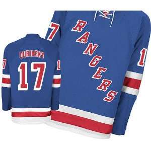  Rangers #17 Dubinsky Blue Hockey Jersey NHL Authentic Jerseys Sports 