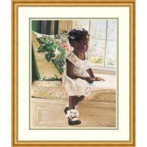    Waiting for Daddy by Merryl Jaye   Framed Artwork