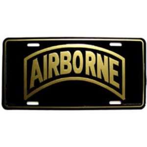  U.S. Army Airborne License Plate Automotive