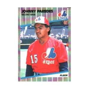  1989 Fleer #388 Johnny Paredes