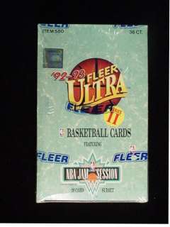 1992/93 FLEER ULTRA SERIES 2 BASKETBALL BOX  
