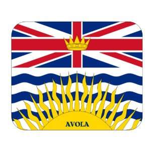   Canadian Province   British Columbia, Avola Mouse Pad 