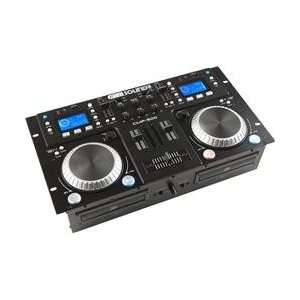  Gem Sound CMP500 Dual CD  USB Player with Mixer 