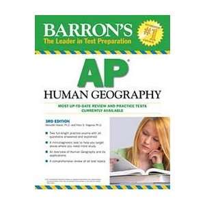  Barrons AP Human Geography 3th (third) edition 
