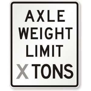  Axel Weight Custom Tons High Intensity Grade, 30 x 24 