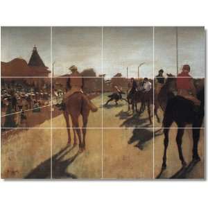  Edgar Degas Horses Wall Tile Mural 20  36x48 using (12 