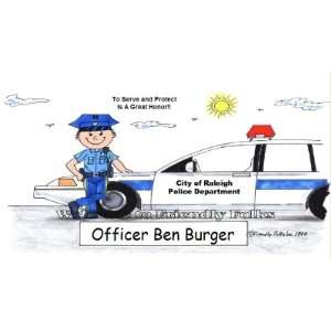  Police Officer Personalized Cartoon Mouse Pad Everything 