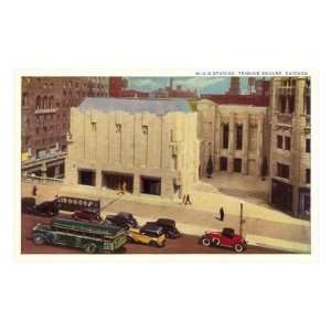  WGN Studios, Chicago, Illinois Premium Poster Print, 12x18 