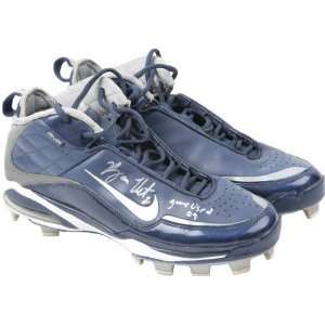  Ryan Theriot Autographed Game Used Cleats with GU 09 