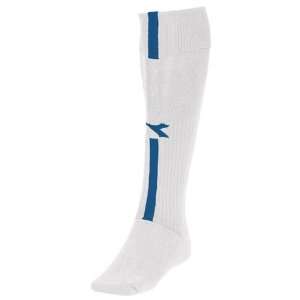  Diadora Azzurri Soccer Socks 017   WHITE/NAVY M (9 11 