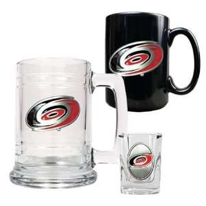 Carolina Hurricanes Mugs & Shot Glass Gift Set  Sports 