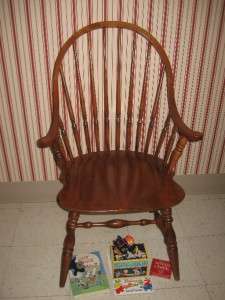   Country Crossings Collection Cinnamon Maple Windsor Arm Chair 6400