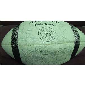 1961 Baltimore Colts Autographed Football Sports 