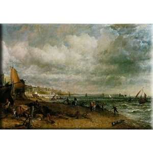 Chain Pier, Brighton 30x21 Streched Canvas Art by Constable, John