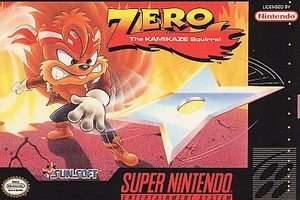 Zero the Kamikaze Squirrel Super Nintendo, 1994  