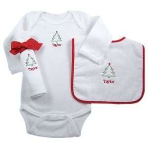    babys first christmas   personalized layette gift set Baby