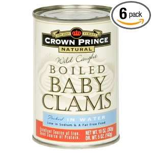 Crown Prince Baby Clams Boiled Grocery & Gourmet Food