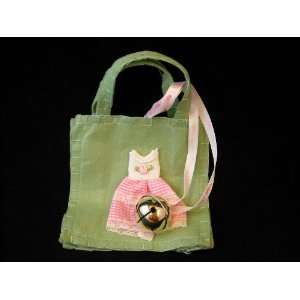  Pink Baby Shower Birth Commemorative Gift Bag with Brass 