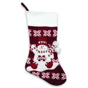  Mississippi State Snowman Knit Stocking