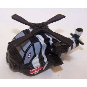   Tall Pullback Diecast Mini Copter in Color Black/white Toys & Games