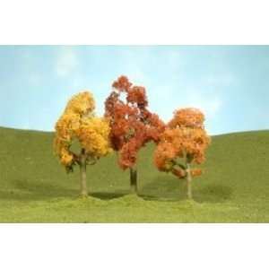  Bachmann Trains 3  4 Autumn Maple Trees   3 Per Box 