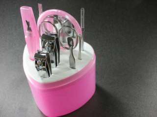 Manicure Kit 9 items Nail Art Files Pliers Nippers Clipper Tool  