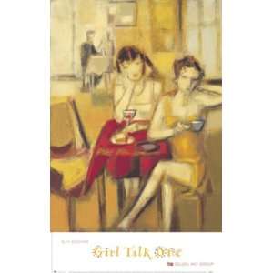  Elya De Chino Girl Talk One 17x27 Poster Print