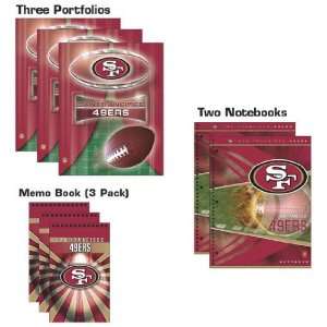  San Francisco 49ers Back to School Combo Pack