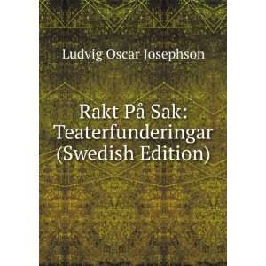    Teaterfunderingar (Swedish Edition) Ludvig Oscar Josephson Books