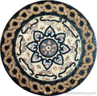 Lovely Marble Mosaic Medallion Decor Art Tile  