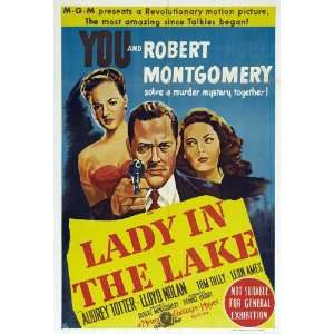  Lady in the Lake (1947) 27 x 40 Movie Poster Style B