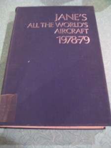 Janes All The Worlds Aircraft 1978 1979 Military Book  