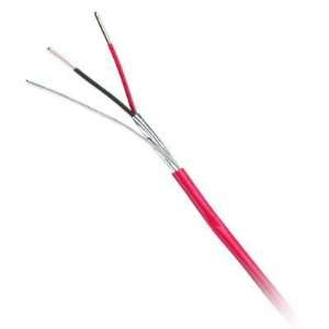   18/4 Solid Overall Shielded Cable, Red [1000]