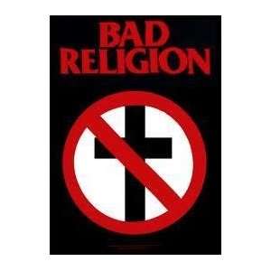 Bad Religion ~ No Cross ~ 30 x 40 NEW Fabric Poster Flag