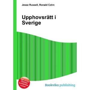  UpphovsrÃ¤tt i Sverige Ronald Cohn Jesse Russell Books