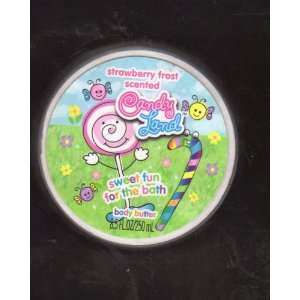  Strawberry Frost Scented Candy Land Body Butter 8.5 Fl Oz 