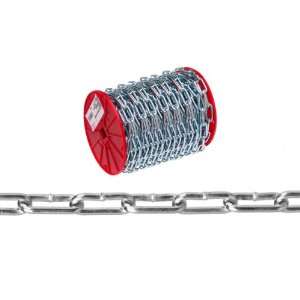 Campbell 0724527 Low Carbon Steel Straight Link Coil Chain on Reel 
