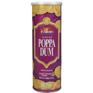 Truly Indian Cumin Poppadums, Cans, 4.2 oz  Grocery 