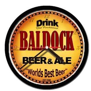  BALDOCK beer and ale wall clock 
