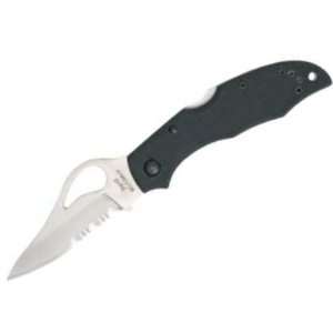  Byrd Brand Knives 04GPS Part Serrated Meadowlark Lockback Knife 