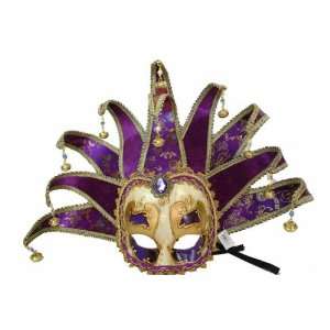  Purple Womens Jester Half Mask