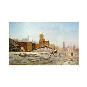  Ernst Korner   A VIew Of Cairo Giclee