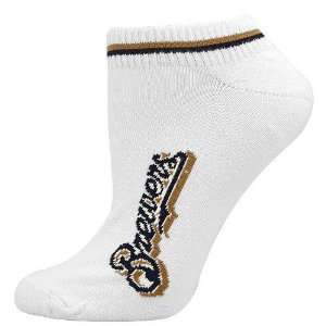   Brewers Ladies White (529) 9 11 Ankle Socks