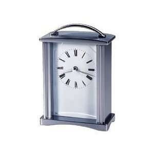  Bulova Marcella Silver Clock