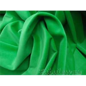  Poison Green 100% Cotton Velvet Upholstery Fabric Per Yard 