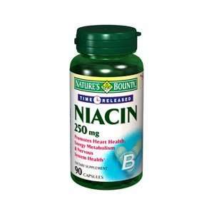  NB NIACIN 250MG T/R 5800 90CP NATURES BOUNTY Health 