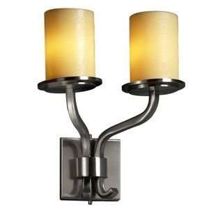 Justice Design Group   CandleAria Sonoma Double Wall Sconce  R066199 