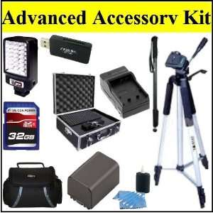  Accessory Kit For Sony HDR CX190, HDR CX200, HDR CX210 Handycam 
