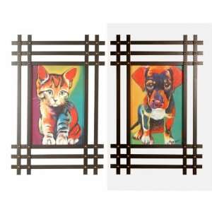 Dog and Cat Modern Pop Art Paintings 